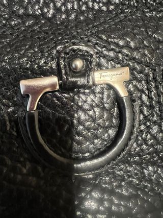 Borsa nera originale Salvatore Ferragamo 