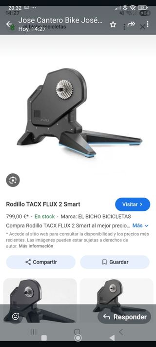 Rodillo Tacx Flux 2 Smart