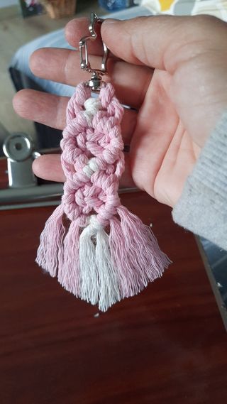 Llaveros macramé - artesanales
