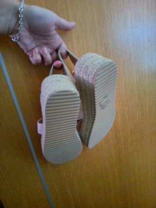 Sandalias plataforma verano - multicolor