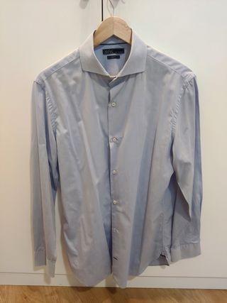Camisa Mango azul talla L