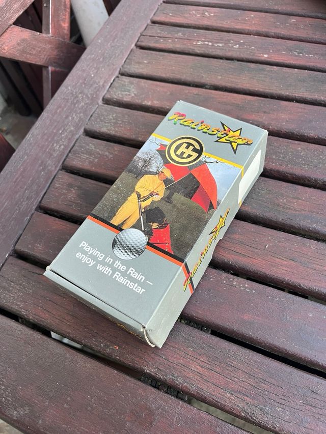 Sujeta paraguas Golf Rainstar: Antiguo
