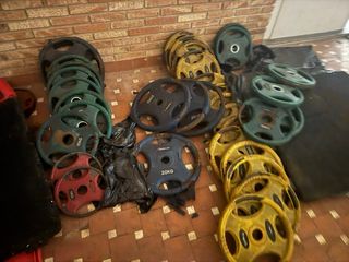 Discos & Mancuernas a 0.50 centimos el kilo 