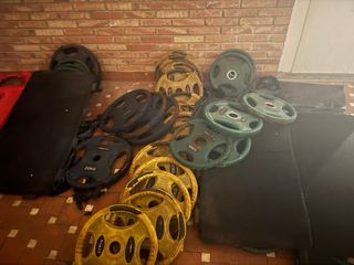 Discos & Mancuernas a 0.50 centimos el kilo 