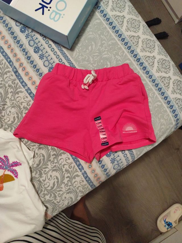 Conjunto niña 6 años - camiseta y shorts