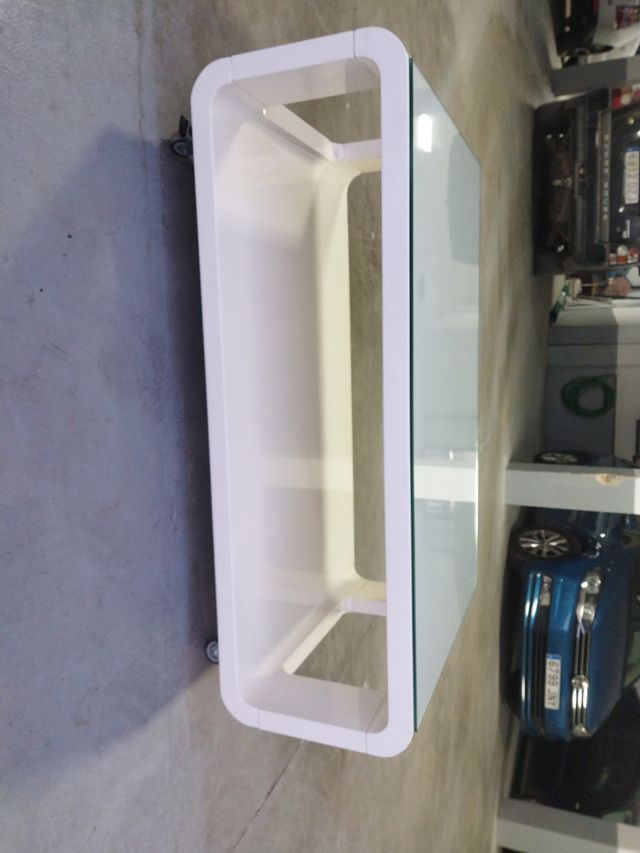 Mesa blanca lacada - Salón