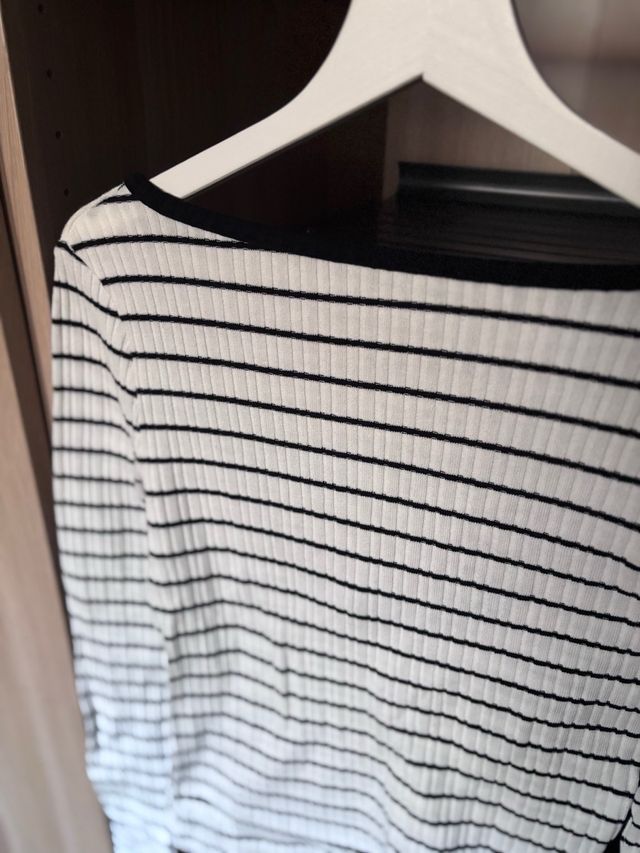 Camisetas rayas blancas y negras