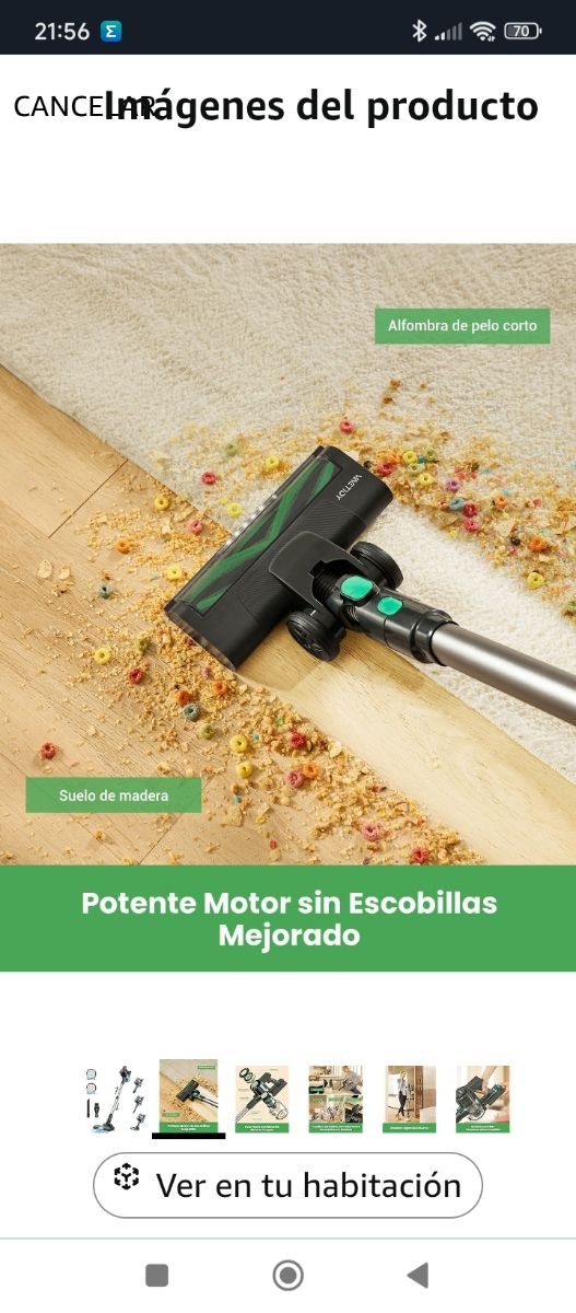 Scopa aspirapolvere 3 in 1