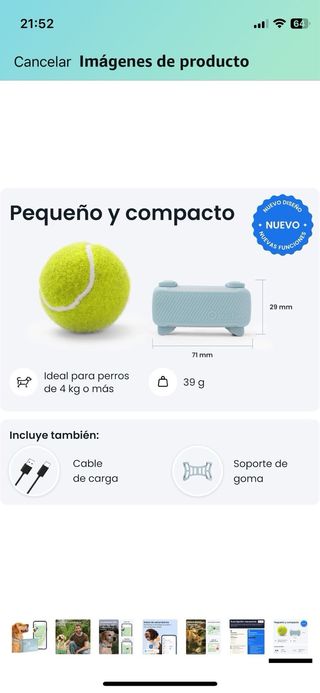 Rastreador GPS Troctive para perros