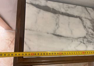 Recibidor antiguo madera-mármol