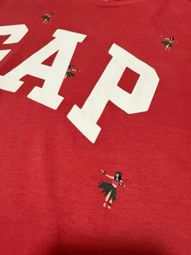 Camiseta GAP roja - Talla M