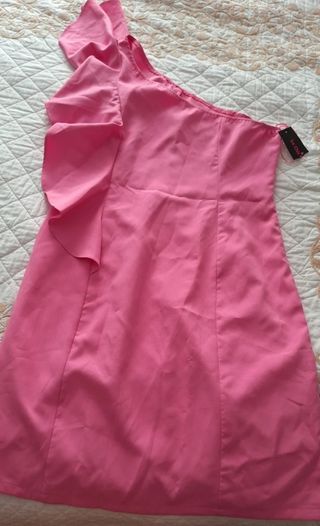 Vestido rosa fiesta - Talla única
