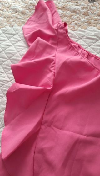 Vestido rosa fiesta - Talla única