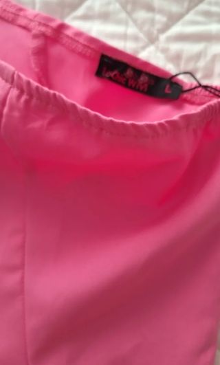 Vestido rosa fiesta - Talla única