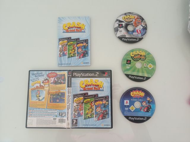 CRASH BANDICOOT ACTION PACK PLAYSTATION 2 PAL ESP