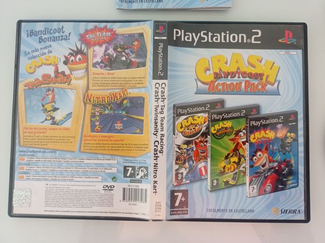 CRASH BANDICOOT ACTION PACK PLAYSTATION 2 PAL ESP