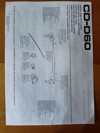 Cavo Fibra Ottica Pioneer CD-D60 - 6m