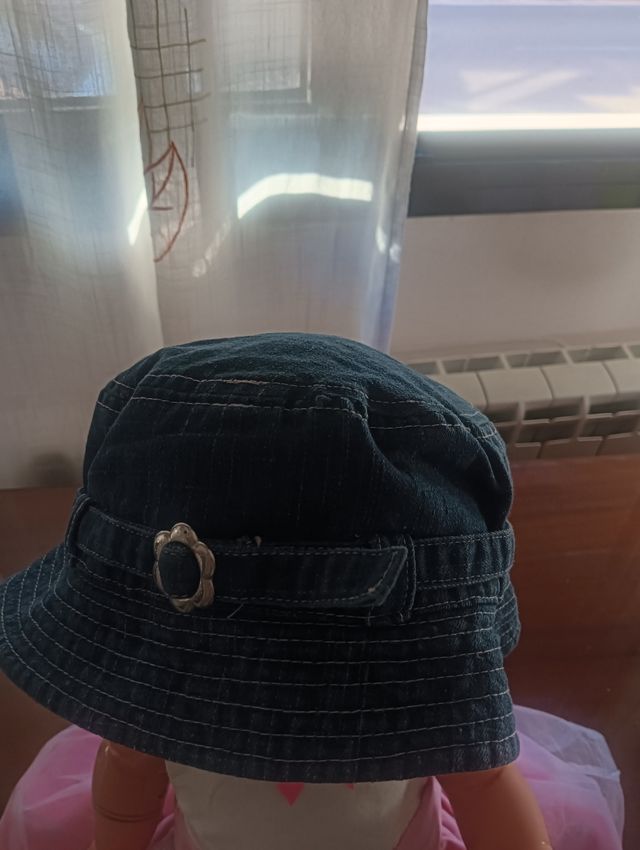Gorro denim niña - azul