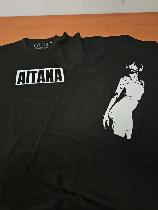 Camiseta Aitana  XL Negra