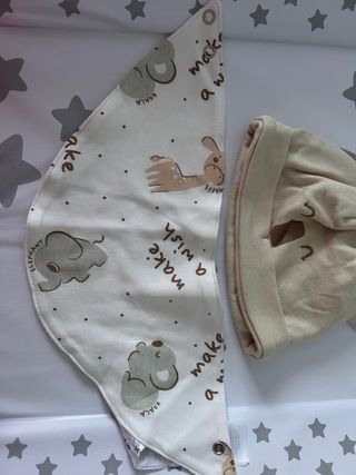 Set neonato: berretto + bandana