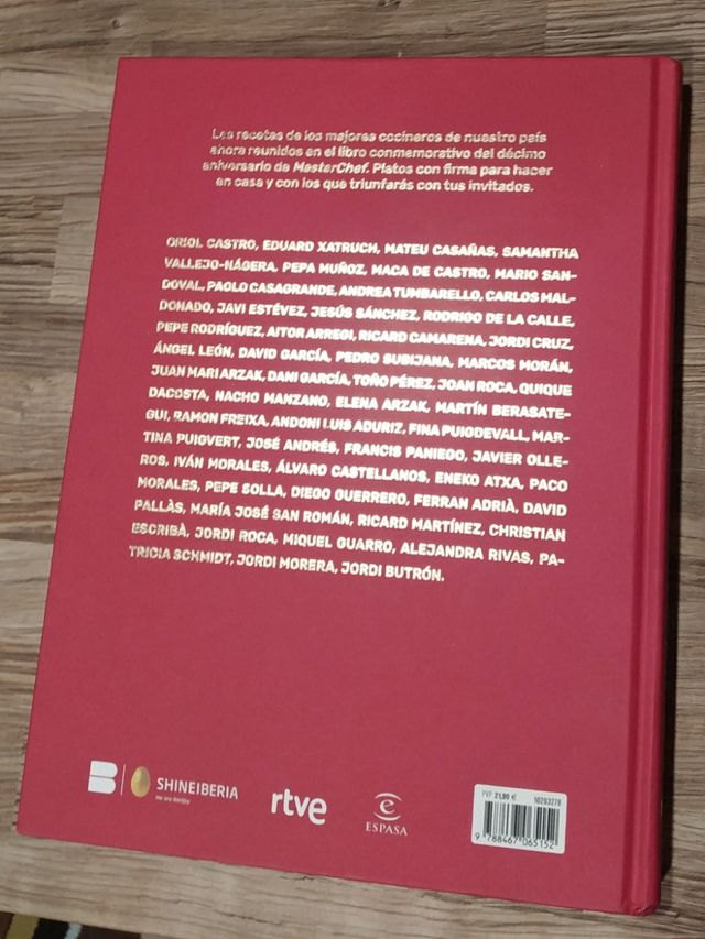 10 años de MasterChef: Recetas de los grandes c...