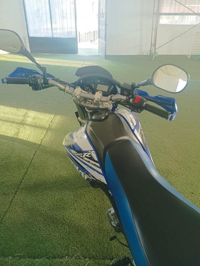 Yamaha XT 660R azul - Moto