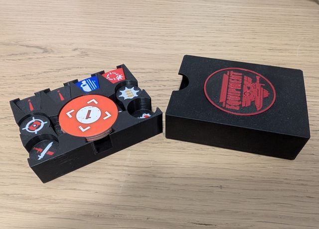 Caja Kill Team para guardar tokens y equipo