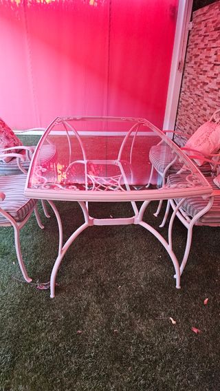 Mesa jardín - beige