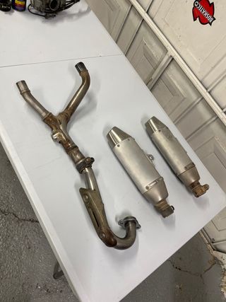 sistema de escape completo CRF250R 2008