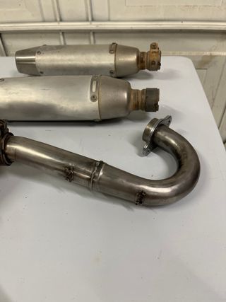 sistema de escape completo CRF250R 2008