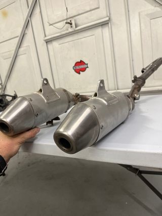 sistema de escape completo CRF250R 2008