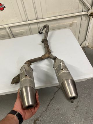sistema de escape completo CRF250R 2008