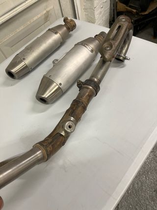 sistema de escape completo CRF250R 2008