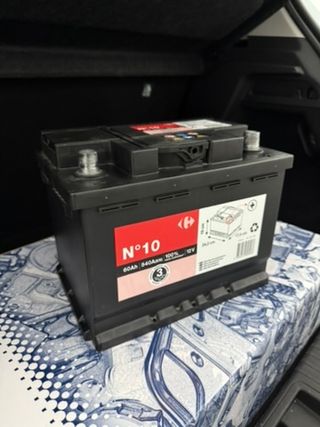 Batería Coche Carrefour 60Ah - Nueva