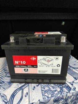 Batería Coche Carrefour 60Ah - Nueva