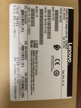 Adaptador Lenovo 45W Slim tip