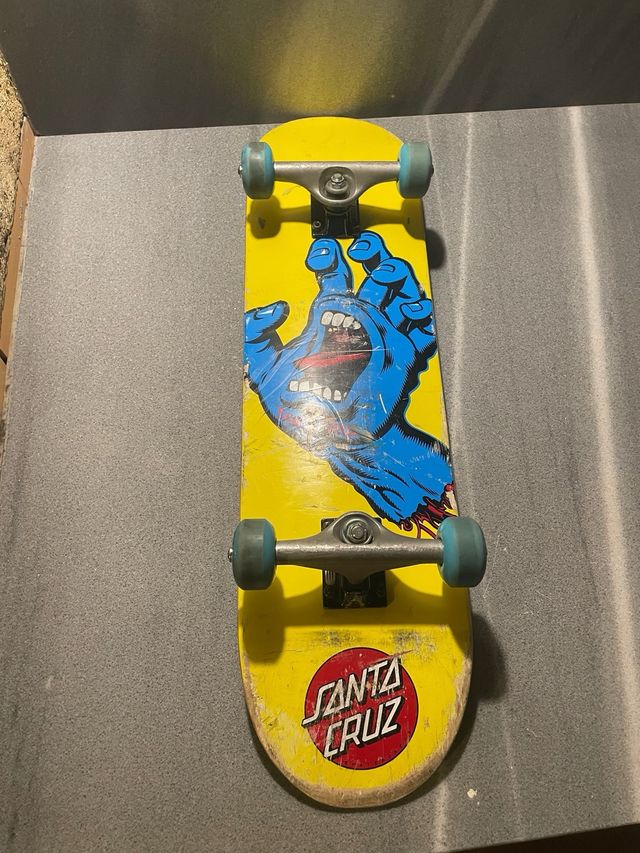 Skateboard santacruz amarillo