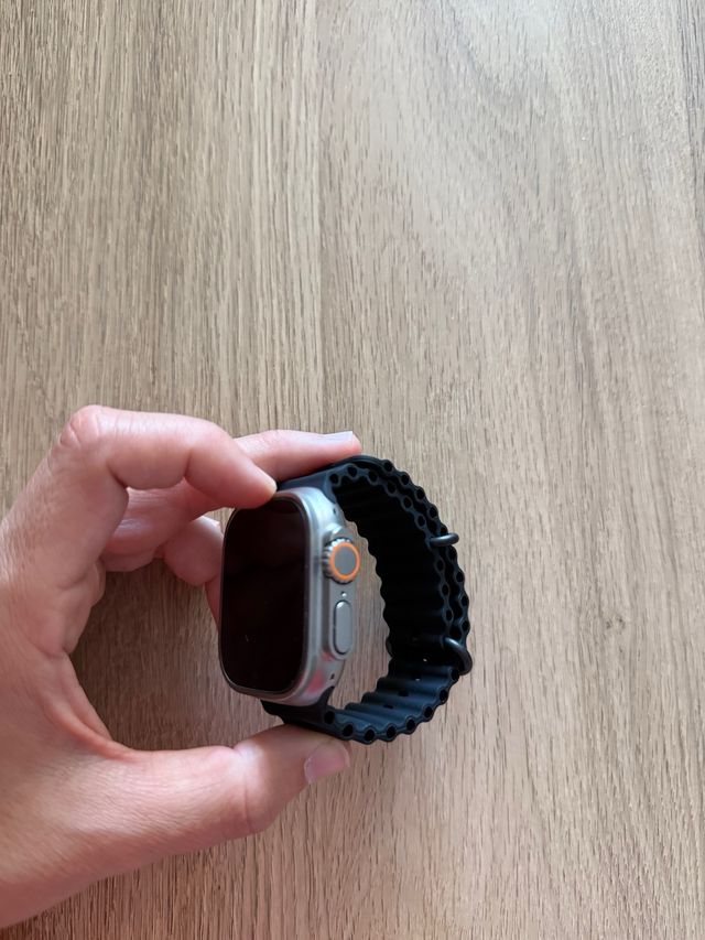 Pack Correas Apple Watch ultra ocean Negra