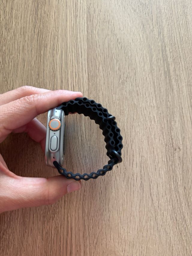 Pack Correas Apple Watch ultra ocean Negra