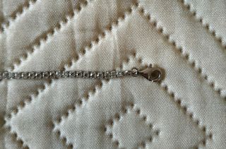 Bracciale lettera V argento