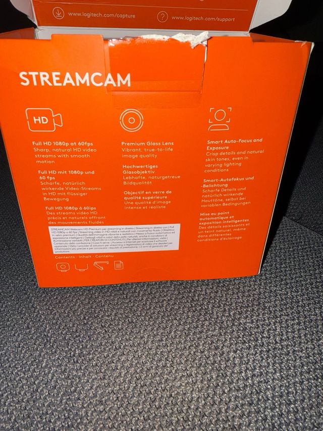 Logitech Streamcam: Cámara HD 1080p