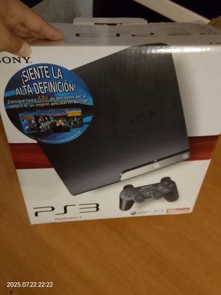 PS3 (PlayStation 3) negra - nueva