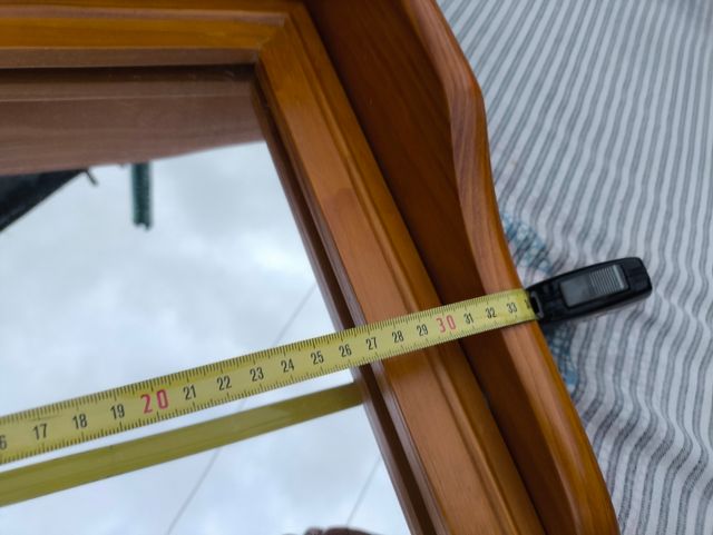 Espejo tocador madera marrón