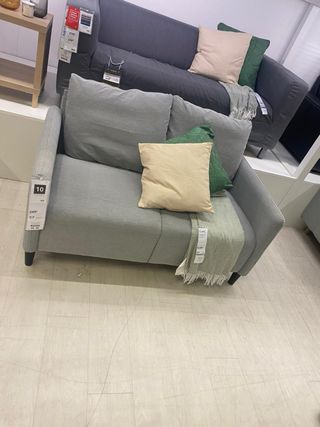 Sofá cama 2 plazas gris
