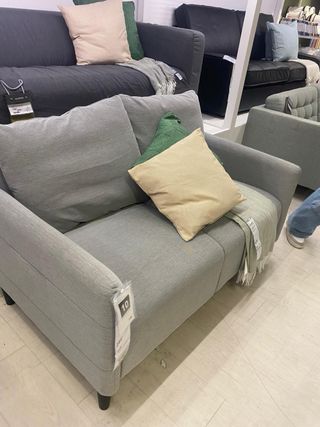 Sofá cama 2 plazas gris