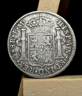8 reales de Carlos IV, 1795. México (F.M.)