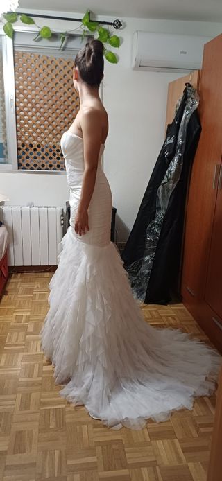 Vestido novia blanco - Talla [Talla]