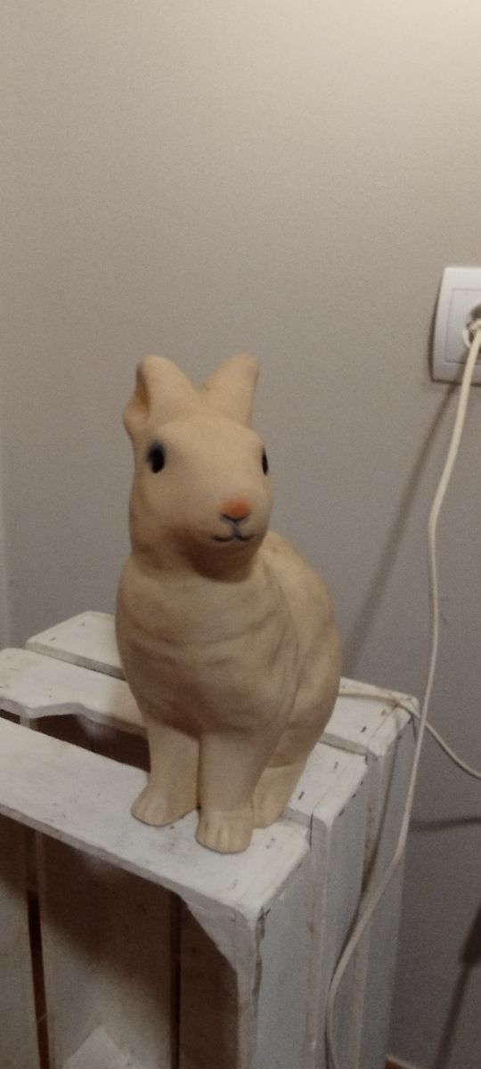 Lámpara conejo marca Heico alemana postmoderna