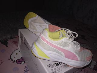 Zapatillas Puma Rosa-Blanco