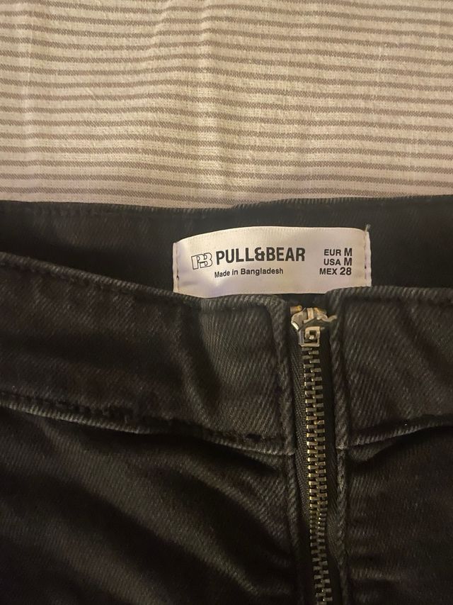 Falda pantalón negra